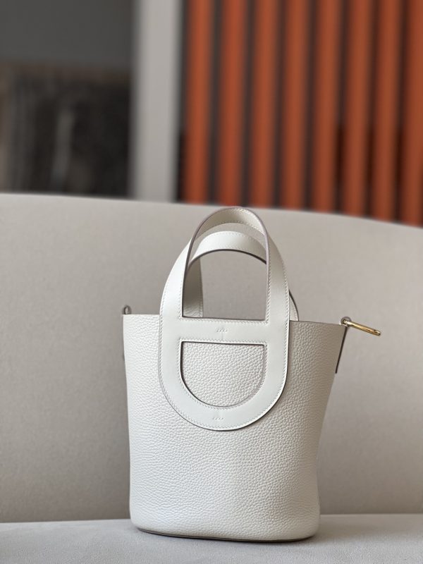 Hermes In-The-Loop 18 Swift Craie (10) Gold Hardware
