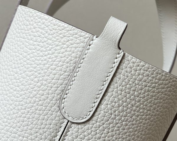 Hermes In-The-Loop 18 Swift Craie (10) Palladium Hardware - Image 5