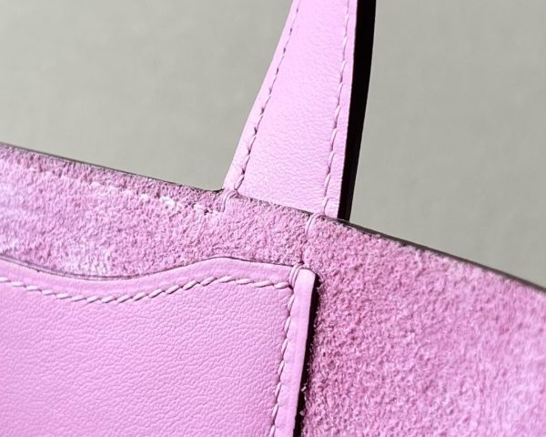 Hermes In-The-Loop 18 Swift Mauve Sylvestre (X9) Palladium Hardware - Image 8