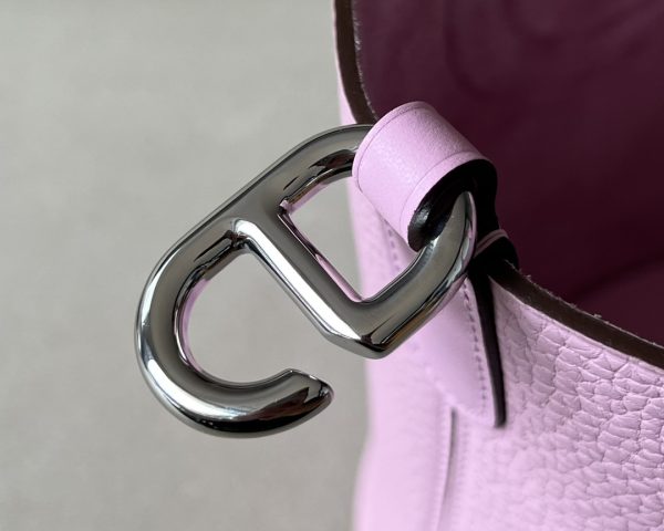 Hermes In-The-Loop 18 Swift Mauve Sylvestre (X9) Palladium Hardware - Image 10
