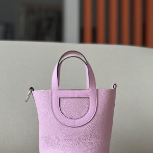 Hermes In-The-Loop 18 Swift Mauve Sylvestre (X9) Palladium Hardware