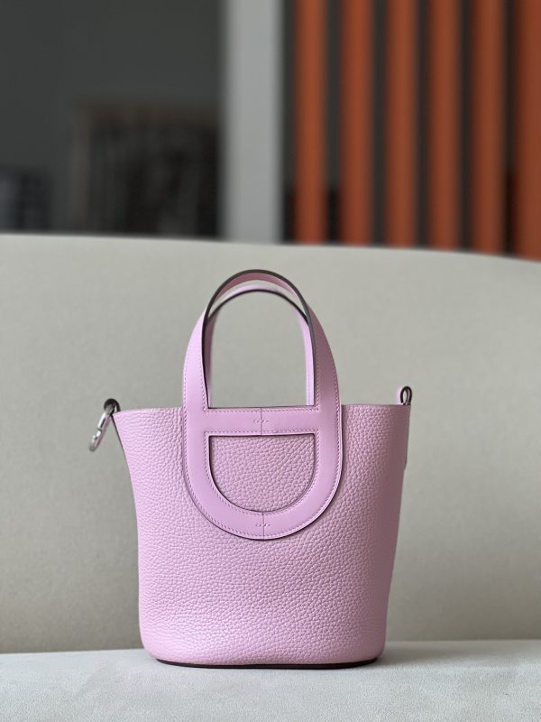 Hermes In-The-Loop 18 Swift Mauve Sylvestre (X9) Palladium Hardware