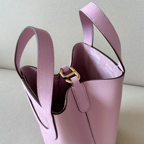 Hermes In-The-Loop 18 Swift Mauve Sylvestre (X9) Gold Hardware - Image 11