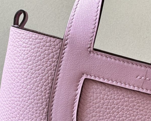 Hermes In-The-Loop 18 Swift Mauve Sylvestre (X9) Gold Hardware - Image 8