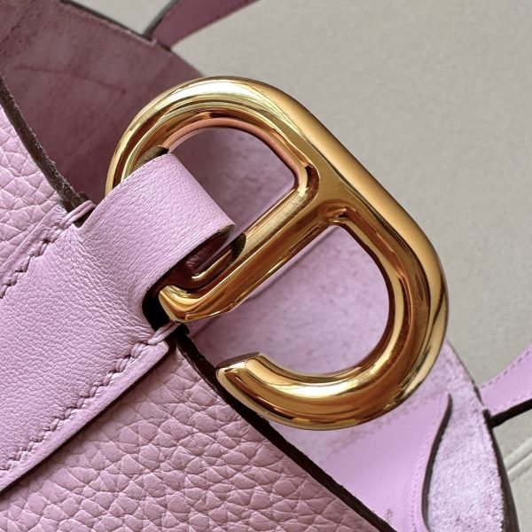Hermes In-The-Loop 18 Swift Mauve Sylvestre (X9) Gold Hardware - Image 5
