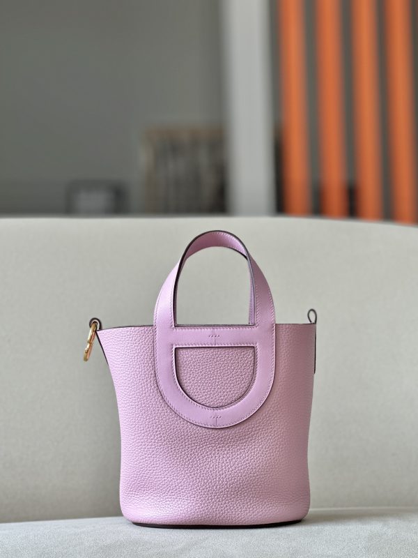 Hermes In-The-Loop 18 Swift Mauve Sylvestre (X9) Gold Hardware