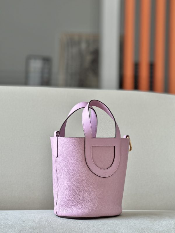 Hermes In-The-Loop 18 Swift Mauve Sylvestre (X9) Gold Hardware - Image 2