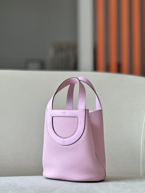 Hermes In-The-Loop 18 Swift Mauve Sylvestre (X9) Gold Hardware - Image 3