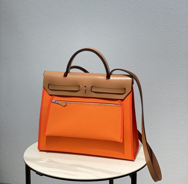 Herbag Zip 31 Orange (93) Palladium Hardware - Image 3