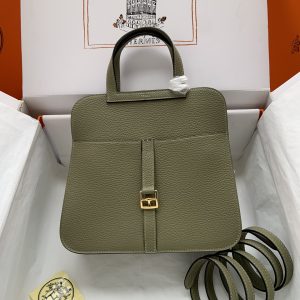 Hermes Halzan 25 Clemence Sauge (Q1) Gold Hardware