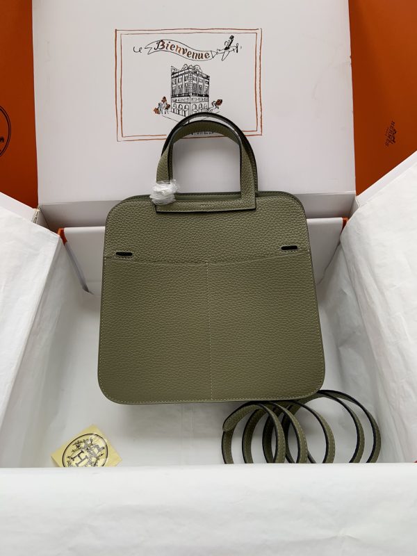 Hermes Halzan 25 Clemence Sauge (Q1) Gold Hardware - Image 9
