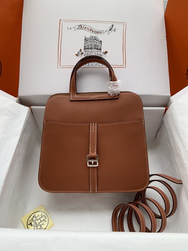 Hermes Halzan 25 Clemence Gold (37) Palladium Hardware