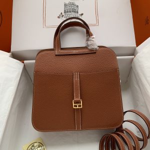 Hermes Halzan 25 Clemence Gold (37) Gold Hardware