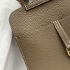 Hermes Halzan 25 Clemence Etoupe (18) Gold Hardware - Image 10