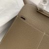 Hermes Halzan 25 Clemence Etoupe (18) Gold Hardware - Image 9