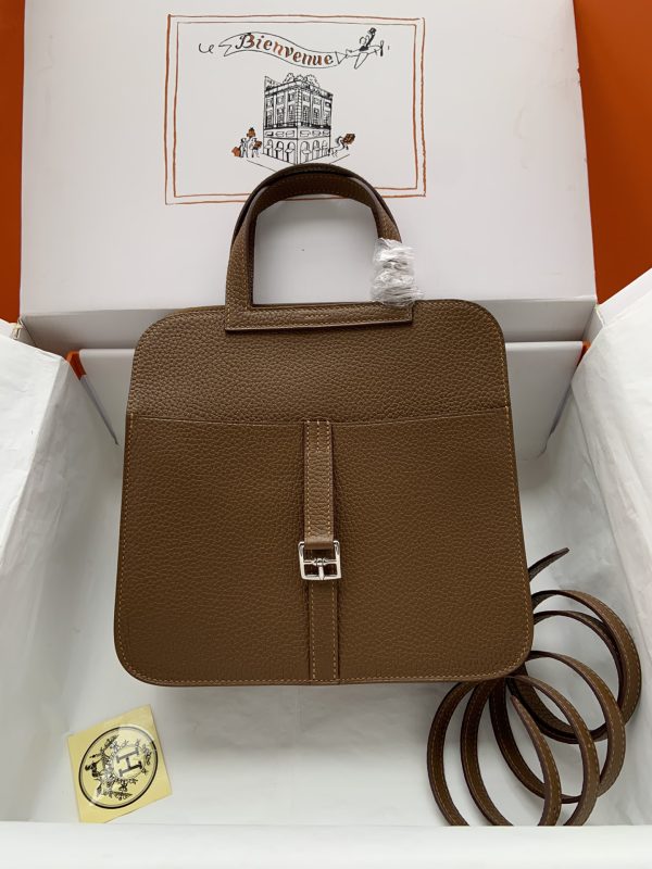 Hermes Halzan HSS 25 Clemence Alezan (3G)  And Sesame(2S)Palladium Hardware