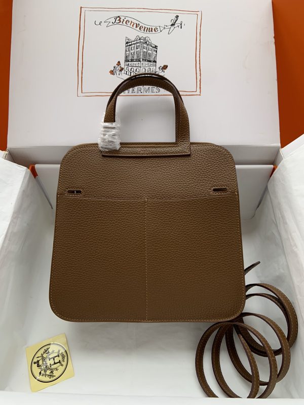 Hermes Halzan HSS 25 Clemence Alezan (3G)  And Sesame(2S)Palladium Hardware - Image 9
