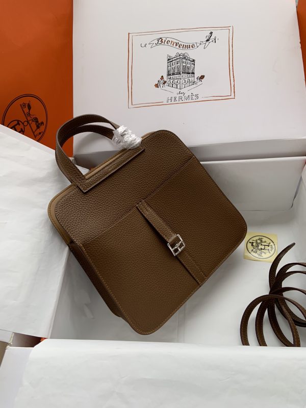 Hermes Halzan HSS 25 Clemence Alezan (3G)  And Sesame(2S)Palladium Hardware - Image 7