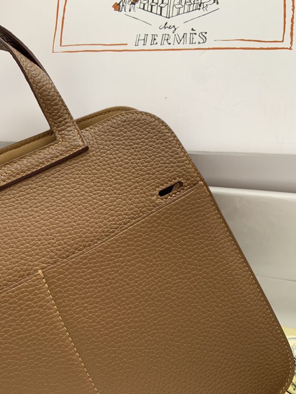 Hermes Halzan HSS 25 Clemence Alezan (3G)  And Sesame(2S)Palladium Hardware - Image 4