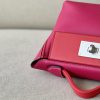 2424 Mini 21 Evercolor And Swift Rose Texas (0E)  And Rouge de Coeur(S3)Palladium Hardware - Image 9