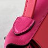 2424 Mini 21 Evercolor And Swift Rose Texas (0E)  And Rouge de Coeur(S3)Palladium Hardware - Image 7