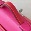 2424 Mini 21 Evercolor And Swift Rose Texas (0E)  And Rouge de Coeur(S3)Palladium Hardware - Image 6