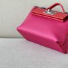 2424 Mini 21 Evercolor And Swift Rose Texas (0E)  And Rouge de Coeur(S3)Palladium Hardware - Image 5