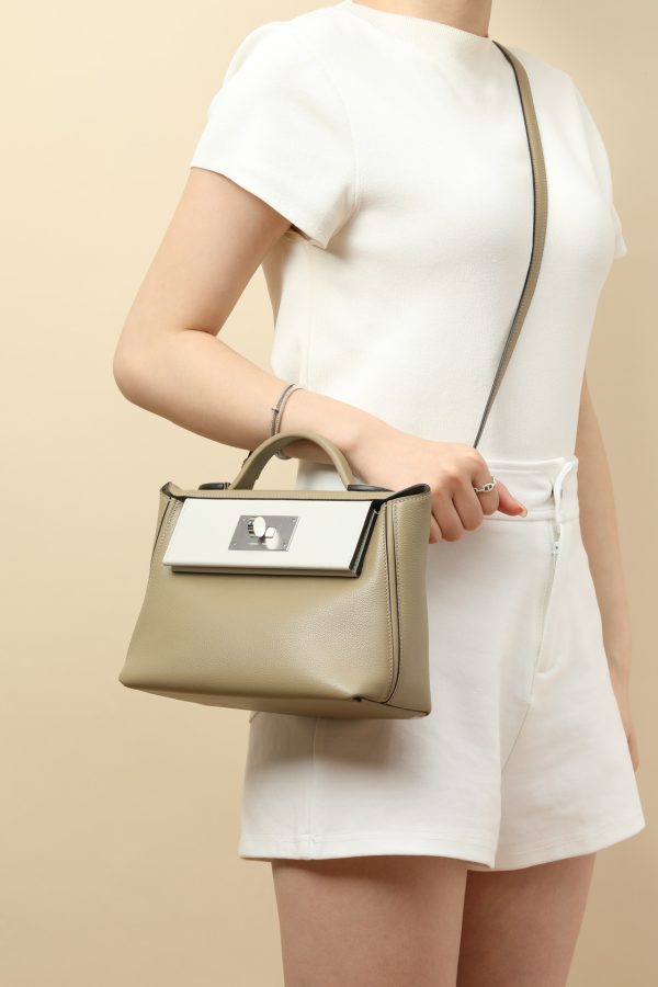 2424 Mini 21 Evercolor And Swift Beige Marfa (8Q)  And Gris Pale(M4)Palladium Hardware - Image 8