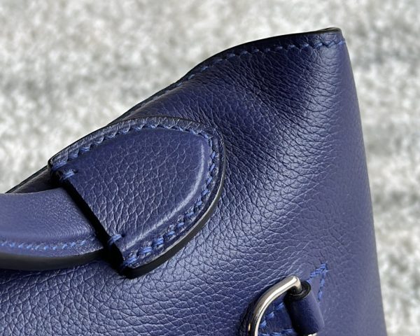 2424 Mini 21 Evercolor And Swift Blue Saphir (73),Bleu Indigo(76)  And Blue France(71)Palladium Hardware - Image 7