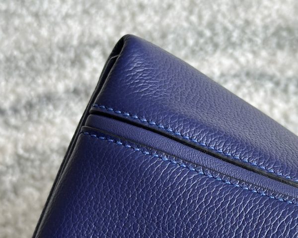 2424 Mini 21 Evercolor And Swift Blue Saphir (73),Bleu Indigo(76)  And Blue France(71)Palladium Hardware - Image 8