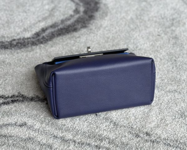 2424 Mini 21 Evercolor And Swift Blue Saphir (73),Bleu Indigo(76)  And Blue France(71)Palladium Hardware - Image 5