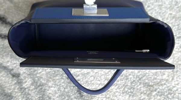 2424 Mini 21 Evercolor And Swift Blue Saphir (73),Bleu Indigo(76)  And Blue France(71)Palladium Hardware - Image 10
