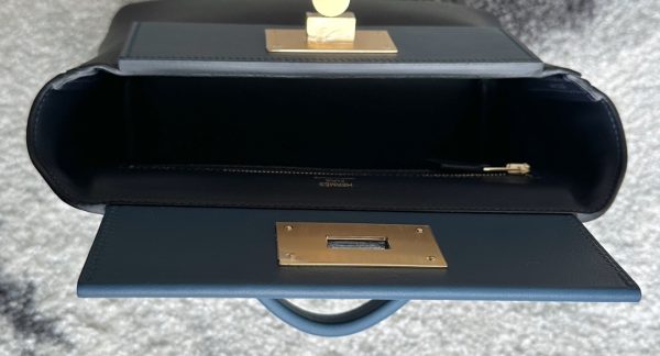 2424 Mini 21 Evercolor And Swift Blue Nuit (2Z)  And Navy(7U)Gold Hardware - Image 8