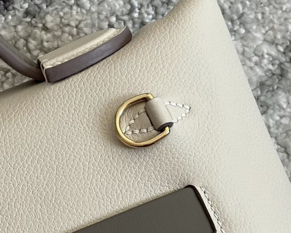 2424 Mini 21 Evercolor And Swift Nata (I2)  And Gris Asphalte(M8)Gold Hardware - Image 5