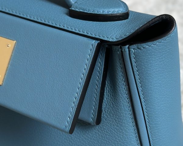 2424 Mini 21 Evercolor And Swift New Bleu Jean (D2) Gold Hardware - Image 9