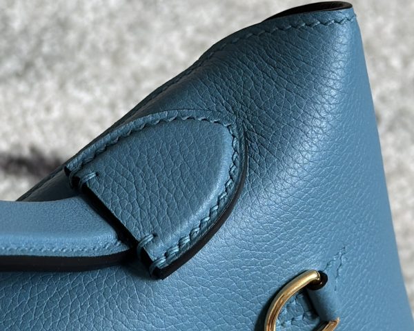 2424 Mini 21 Evercolor And Swift New Bleu Jean (D2) Gold Hardware - Image 8