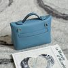 2424 Mini 21 Evercolor And Swift New Bleu Jean (D2) Palladium Hardware - Image 12