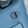 2424 Mini 21 Evercolor And Swift New Bleu Jean (D2) Palladium Hardware - Image 5