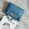 2424 Mini 21 Evercolor And Swift New Bleu Jean (D2) Palladium Hardware - Image 2