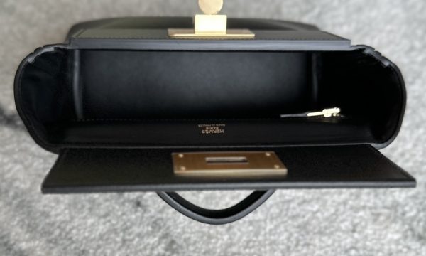 2424 Mini 21 Evercolor And Swift Nior (89) Gold Hardware - Image 4