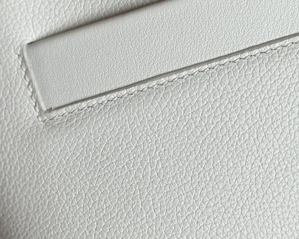 2424 Mini 21 Evercolor And Swift Blanc (01) Gold Hardware - Image 8