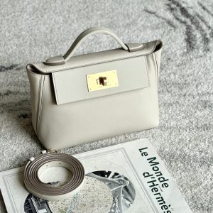 2424 Mini 21 Evercolor And Swift Beton (8L) Gold Hardware