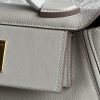 2424 Mini 21 Evercolor And Swift Gris Perle (80) Gold Hardware - Image 11