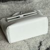 2424 Mini 21 Evercolor And Swift Blanc (01) Palladium Hardware - Image 5
