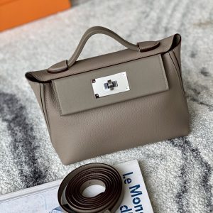 2424 Mini 21 Evercolor And Swift Gris Asphalte (M8) Palladium Hardware