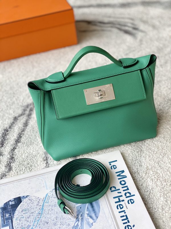 2424 Mini 21 Evercolor And Swift Vert Verone (U1) Palladium Hardware
